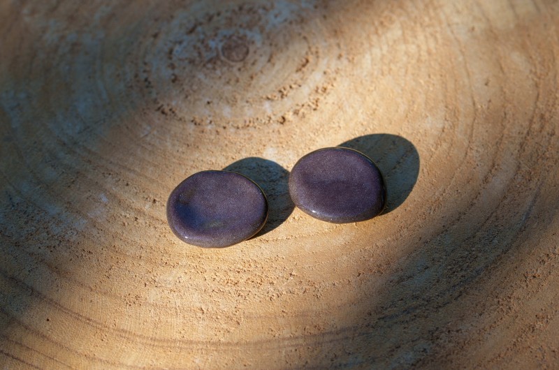 Worry Stone en céramique - Brun