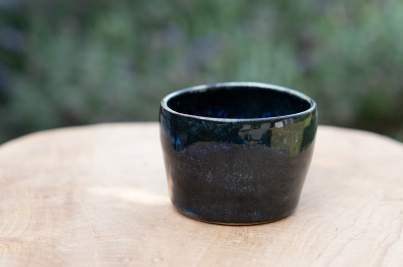 Petit Pot Noir et bleu