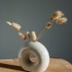 Vase Donut beige