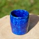 Pot cylindrique bleu