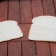 Lot de 2 Assiettes tartines beiges