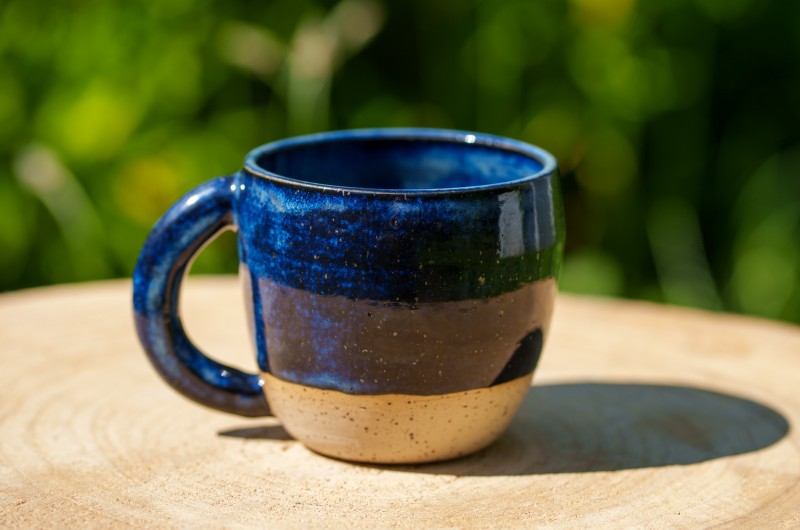 Tasse - Bleu et beige