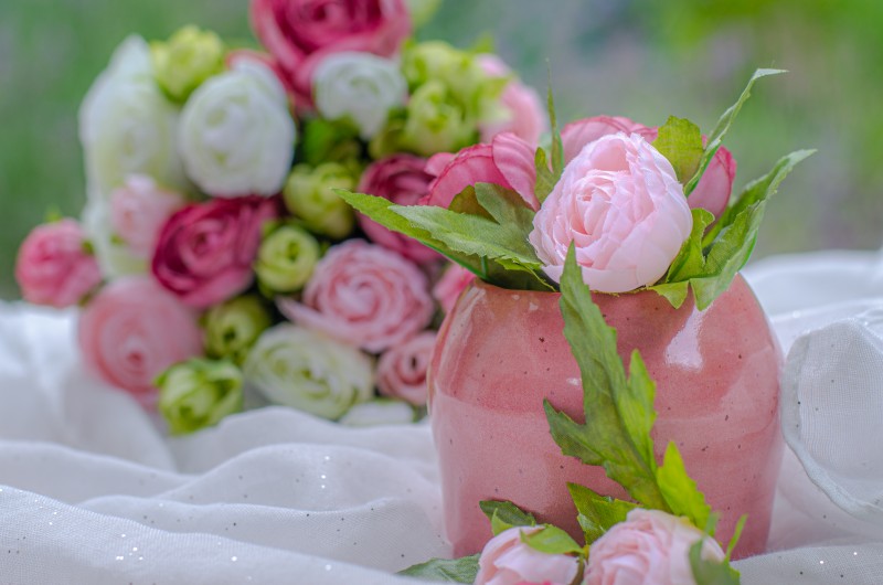 Petit vase boule Rose