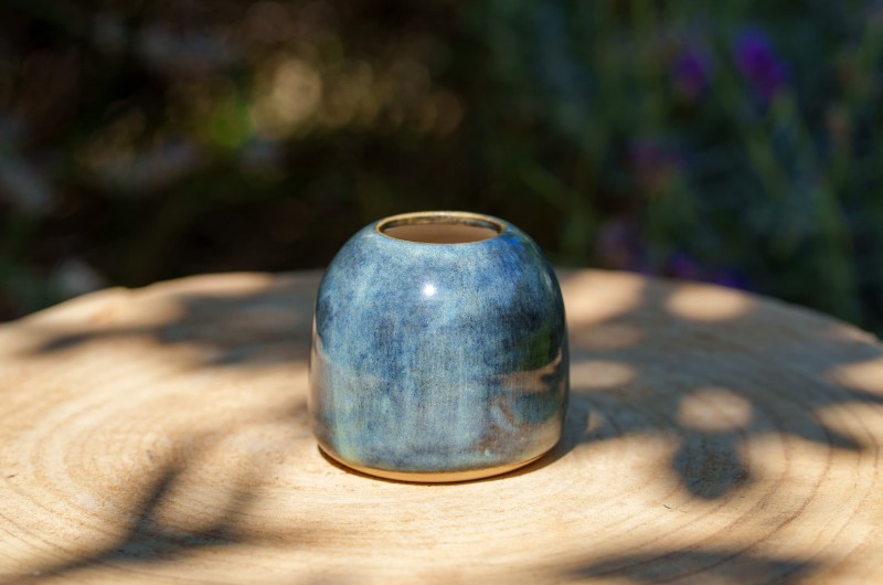 Vase miniature Bleu denim